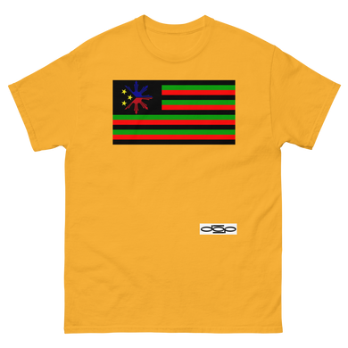 Black & Filipino Flag - Short-Sleeve T-Shirt