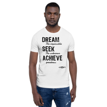 "DREAM, SEEK, ACHIEVE" Men's Short-Sleeve T-Shirt