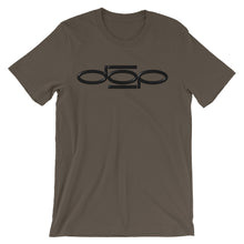 DOP Signature Unisex short sleeve t-shirt - black print