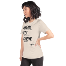 "DREAM, SEEK, ACHIEVE" Women's Short-Sleeve T-Shirt