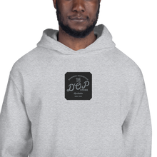 DOP Vintage Embroidered Block Logo Heavy Blend Unisex Hooded Sweatshirt