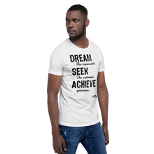 "DREAM, SEEK, ACHIEVE" Men's Short-Sleeve T-Shirt